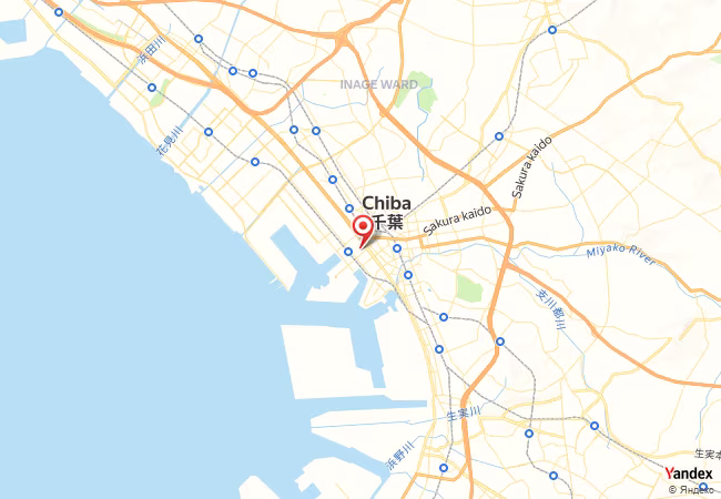 Qibla Map for Chiba