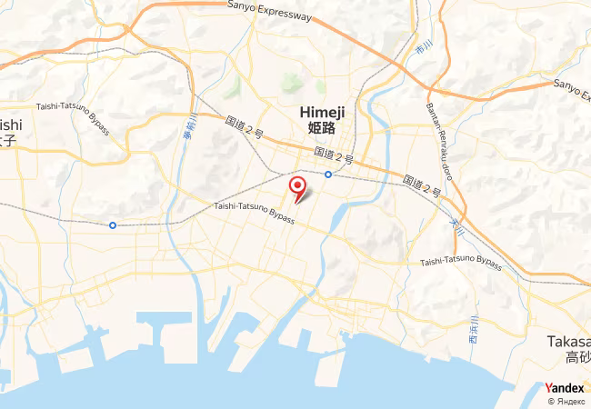 Qibla Map for Himeji