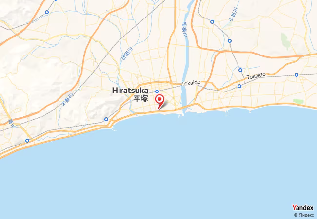 Qibla Map for Hiratsuka