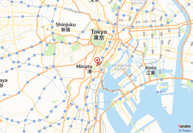 Qibla Map for Minato