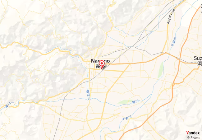 Qibla Map for Nagano