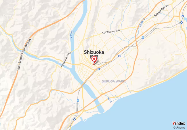 Qibla Map for Shizuoka