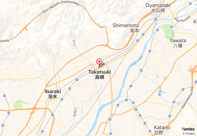 Qibla Map for Takatsuki