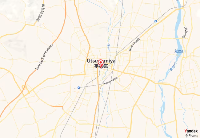 Qibla Map for Utsunomiya