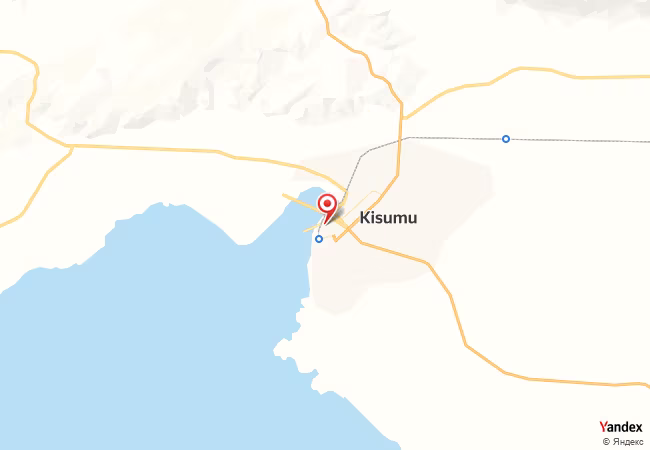 Qibla Map for Kisumu