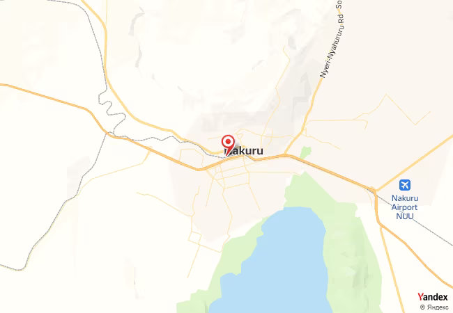 Qibla Map for Nakuru