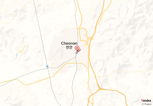 Qibla Map for Ch'onan