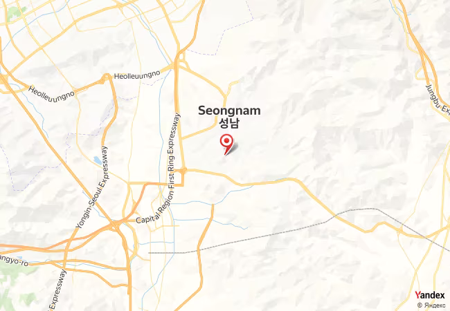 Qibla Map for Songnam