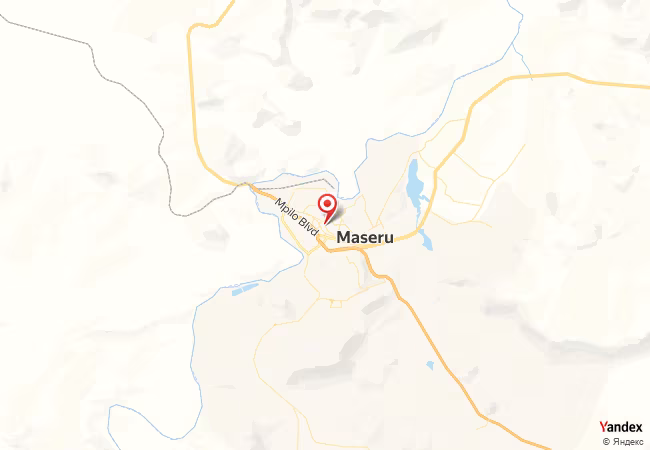 Qibla Map for Maseru