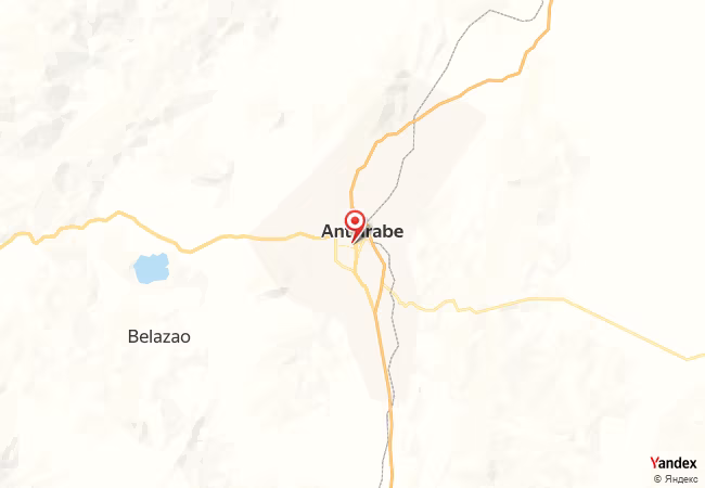 Qibla Map for Antsirabe