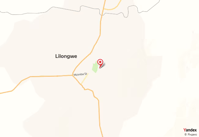 Qibla Map for Lilongwe