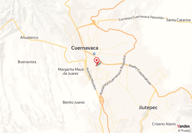 Qibla Map for Cuernavaca