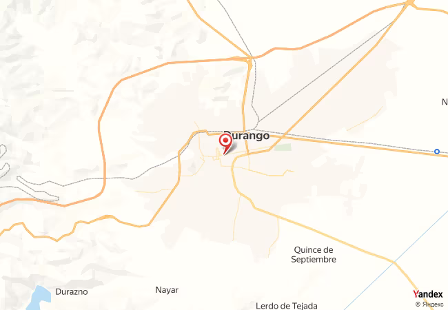 Qibla Map for Durango