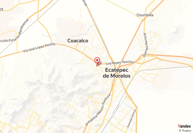 Qibla Map for Ecatepec