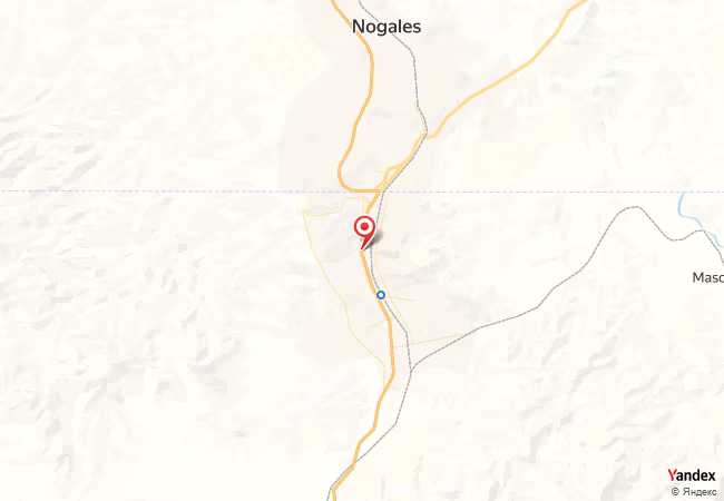 Qibla Map for Heroica Nogales