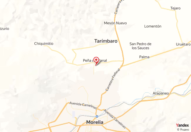 Qibla Map for Morelia