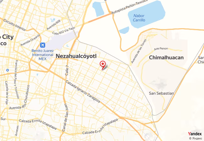 Qibla Map for Nezahualcoyotl