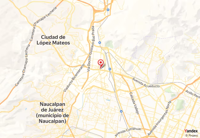 Qibla Map for Tlalnepantla