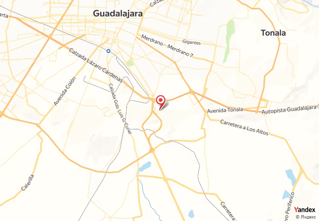 Qibla Map for Tlaquepaque