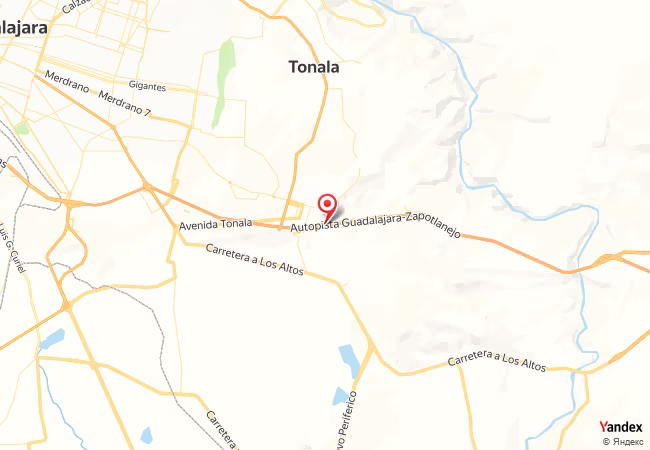 Qibla Map for Tonala