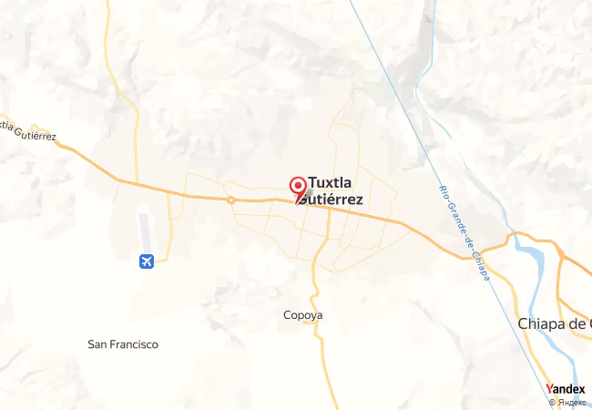 Qibla Map for Tuxtla