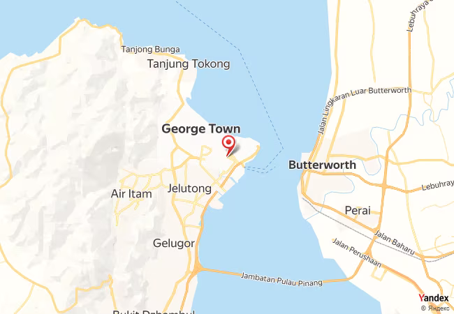 Qibla Map for George Town