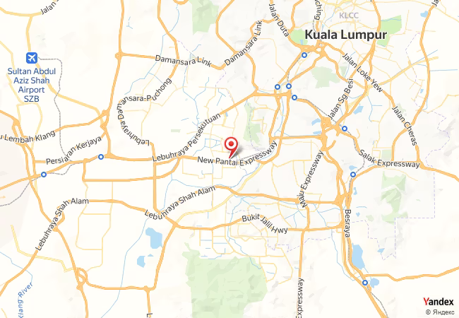 خريطة القبلة لمدينة فتالينغ جاي