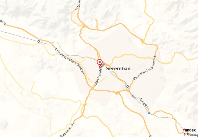 Qibla Map for Seremban