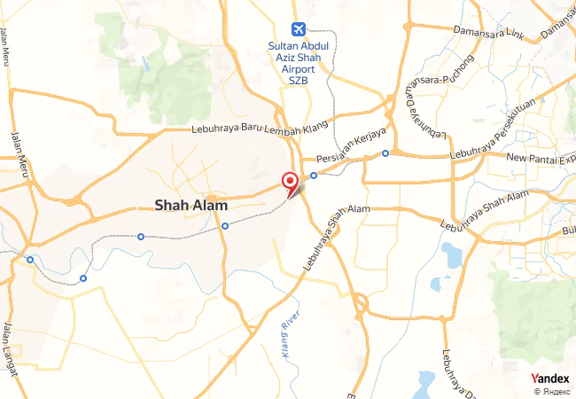 Qibla Map for Shah Alam