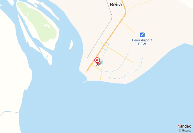 Qibla Map for Beira