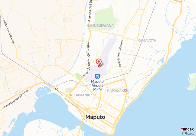Qibla Map for Maputo