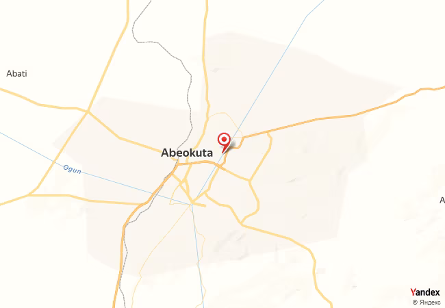Qibla Map for Abeokuta