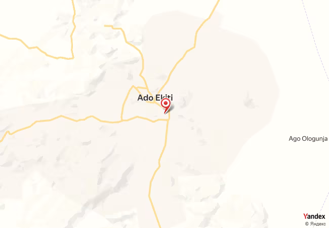 Qibla Map for Ado-Ekiti