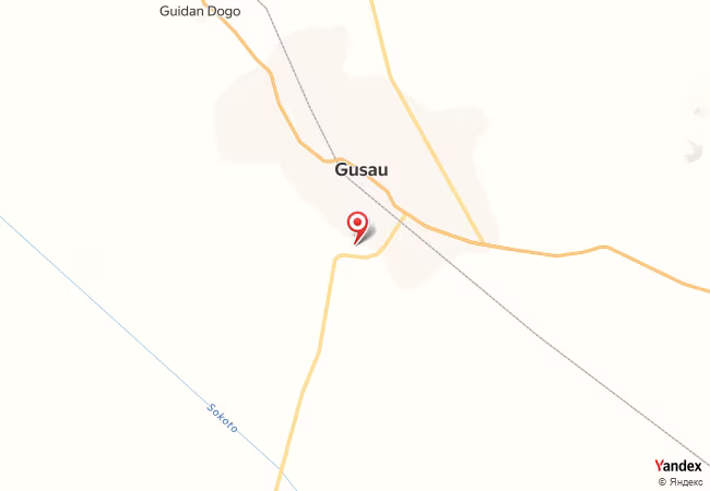 Qibla Map for Gusau