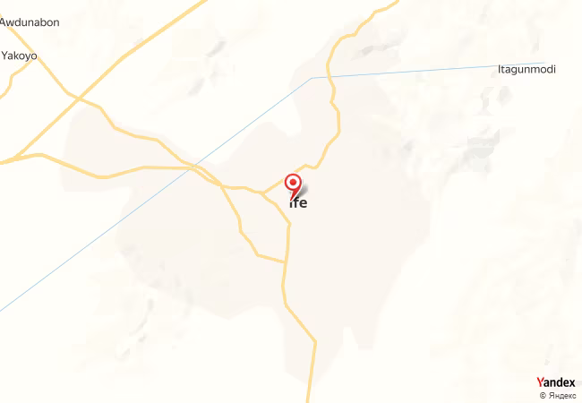 Qibla Map for Ile-Ife