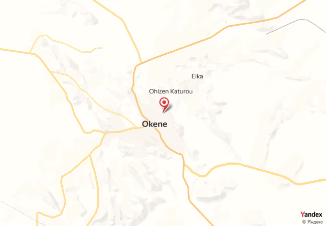 Qibla Map for Okene