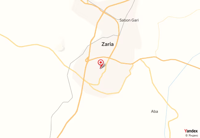 Qibla Map for Zaria