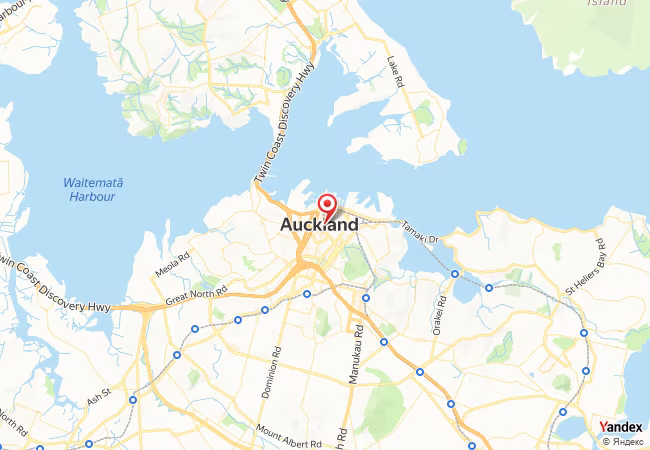 Qibla Map for Auckland