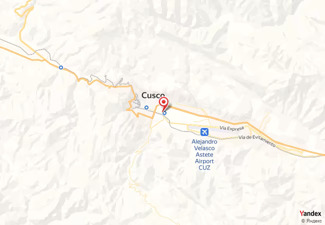 Qibla Map for Cusco