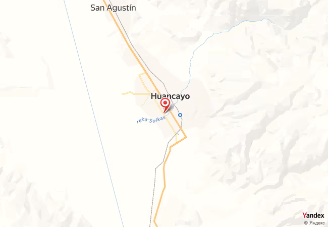 Qibla Map for Huancayo