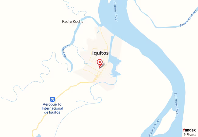 Qibla Map for Iquitos