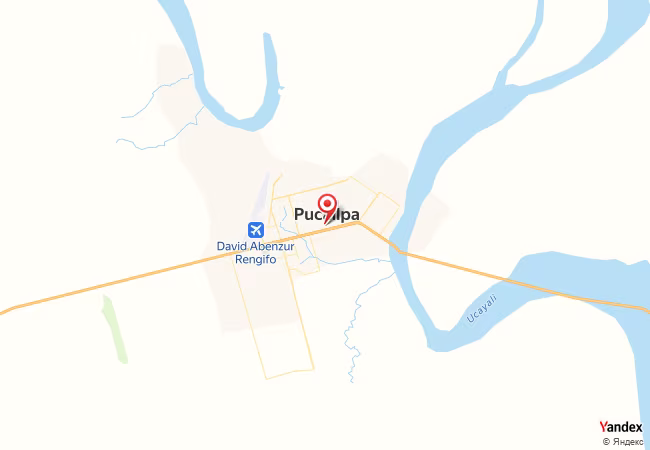 Qibla Map for Pucallpa