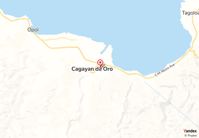 Qibla Map for Cagayan de Oro