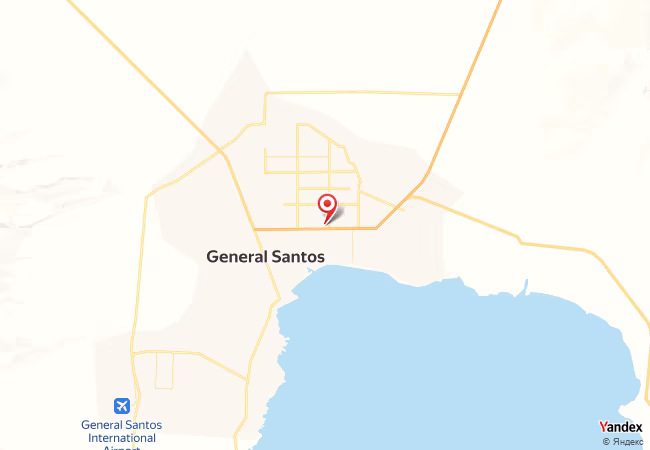 Qibla Map for General Santos