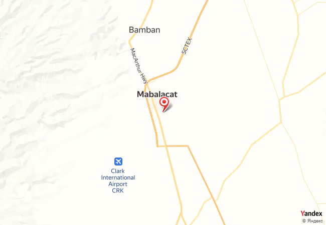 Qibla Map for Mabalacat