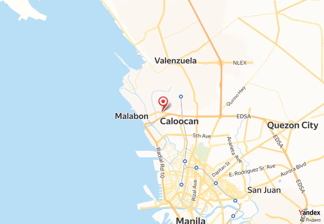 Qibla Map for Malabon