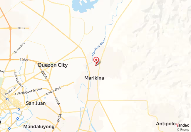 Qibla Map for Marikina City