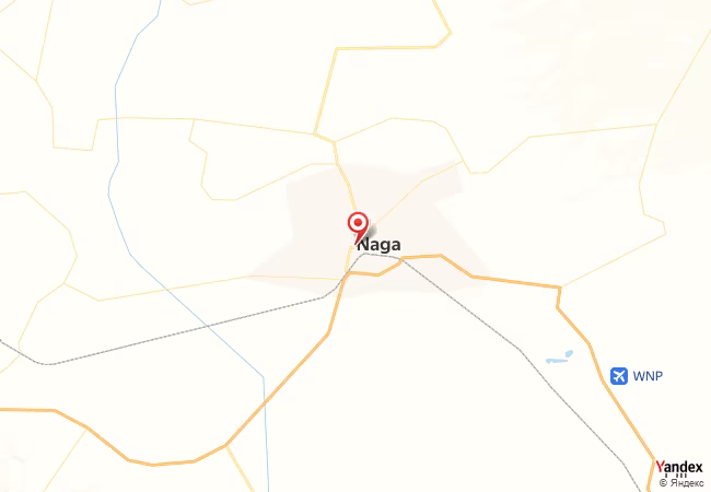 Qibla Map for Naga City