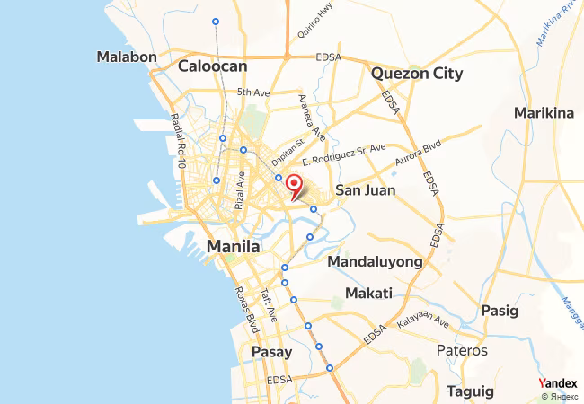 Qibla Map for Sampaloc