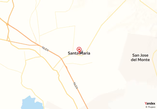 Qibla Map for Santa Maria